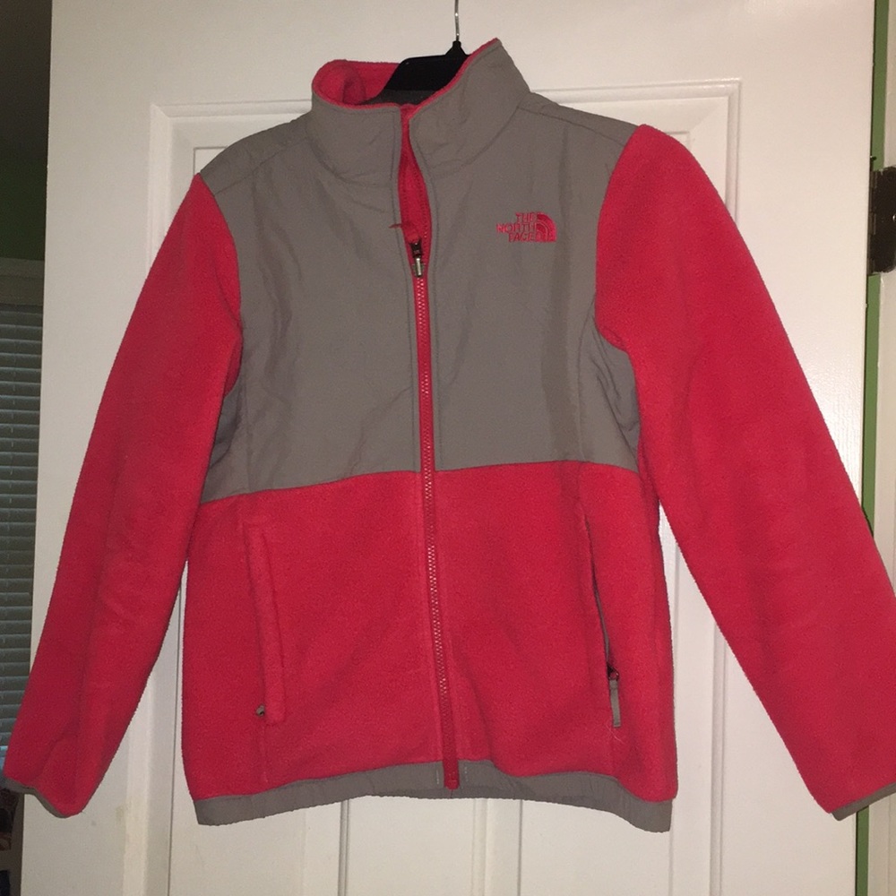 North face girl’s Denali fleece zip up jacket
